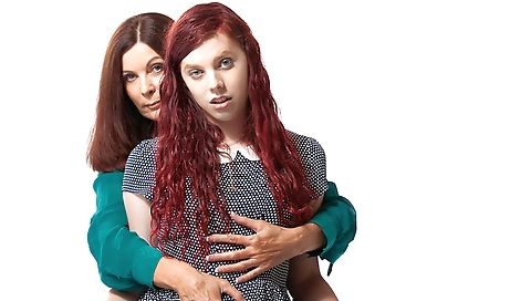 Shaky brunette and alexim lie flops sight suckl project