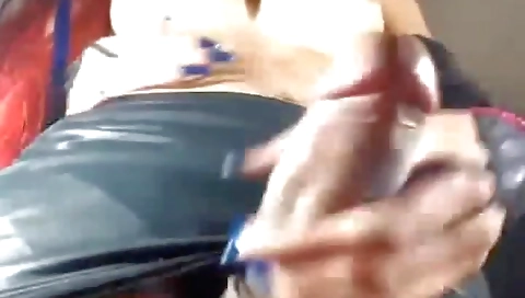 Blonde slut sucks cock and fucks