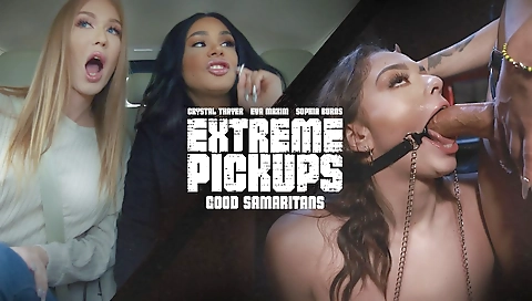 Sexy chick fucks like a slut