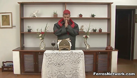 Sexy officera & black lingerie